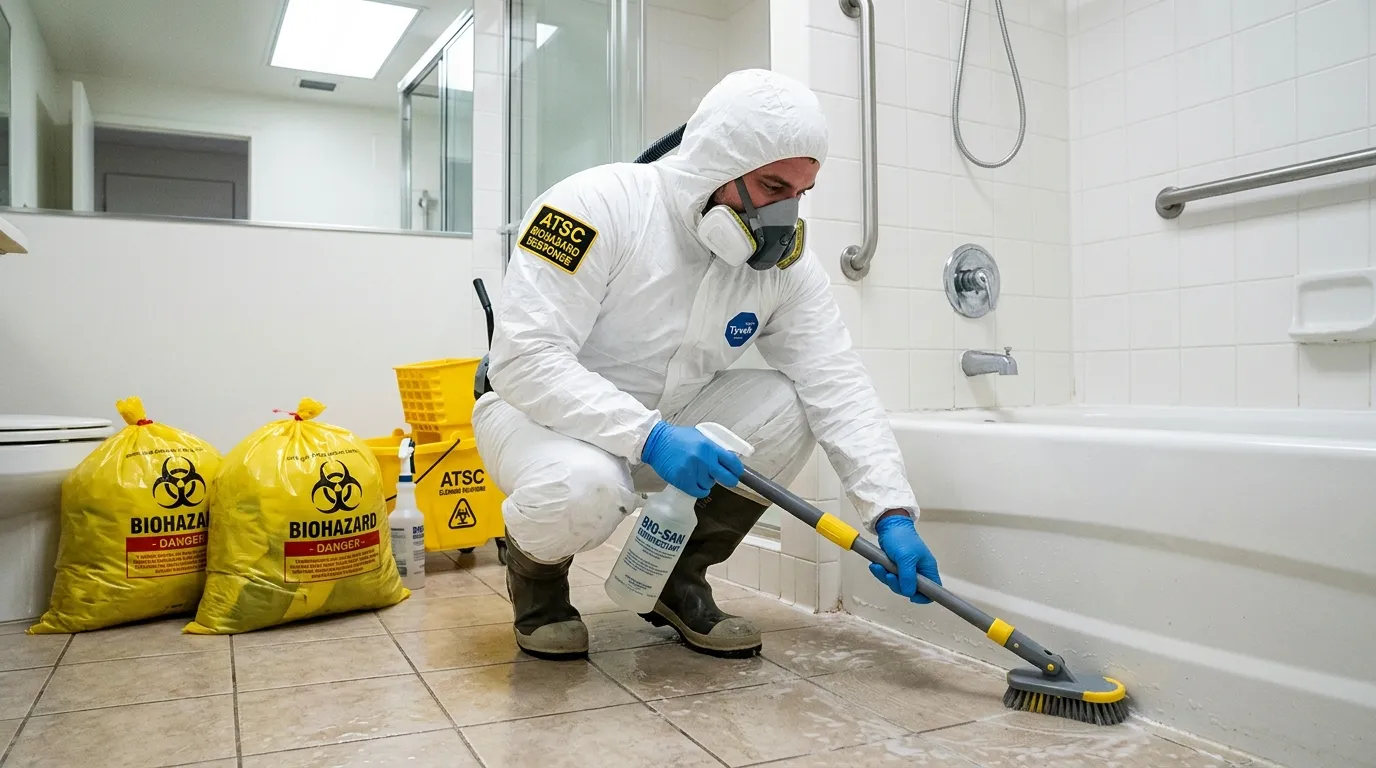 Decontamination equipment deployed for Blood Cleanup in Lincolnwood